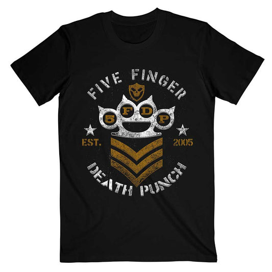 Five Finger Death Punch Unisex T-Shirt: Chevron T-Shirt