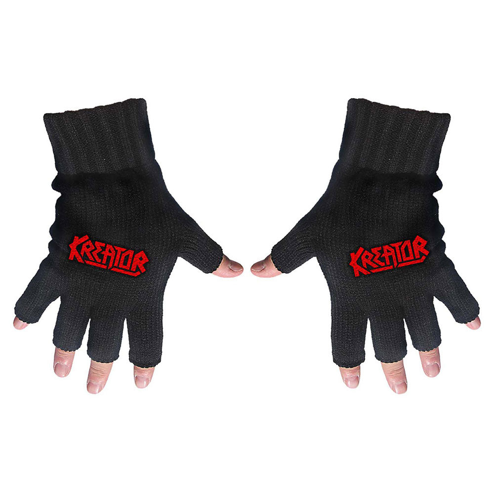 Kreator Unisex Fingerless Gloves: Logo Vingerloze handschoenen