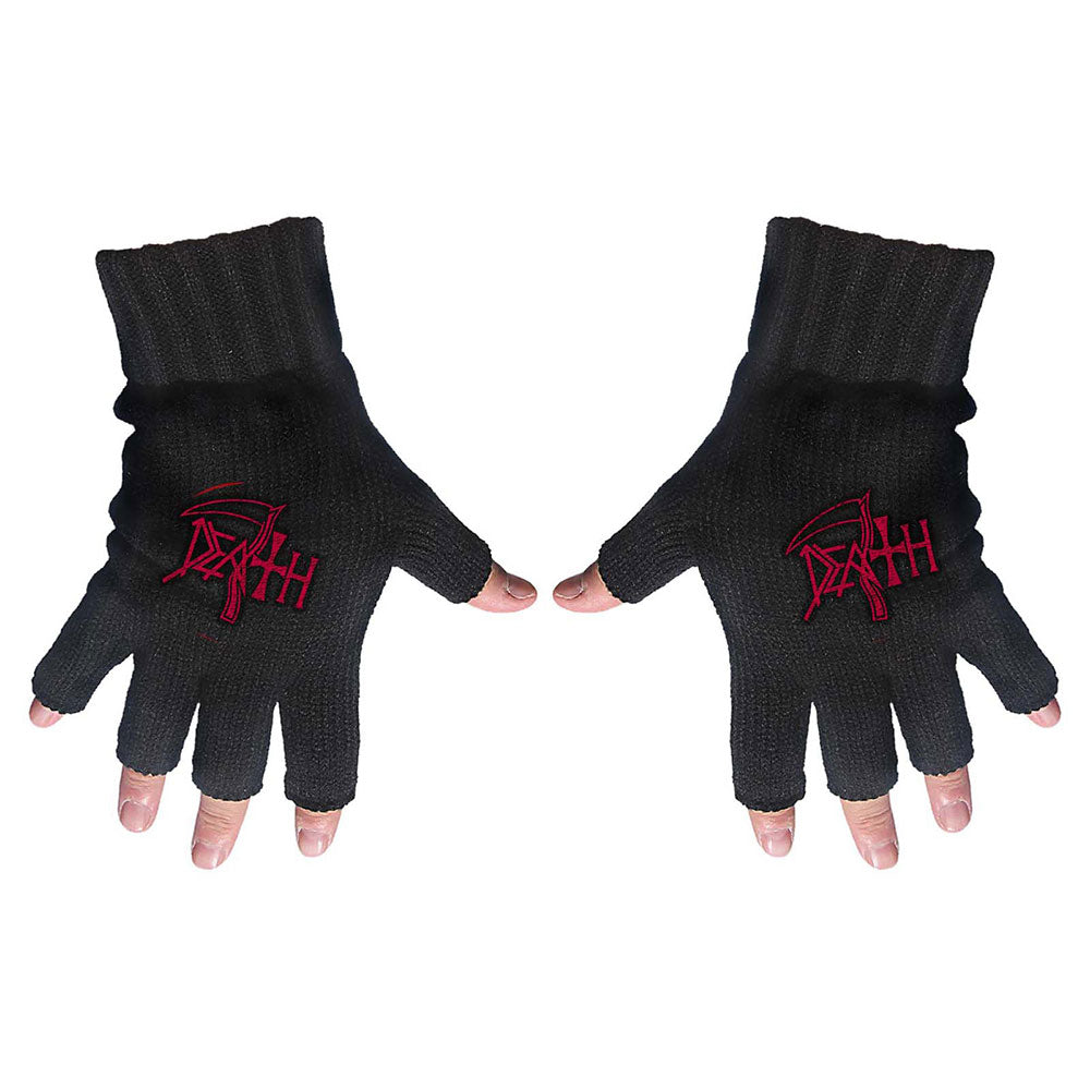 Death Unisex Fingerless Gloves: Logo Vingerloze handschoenen