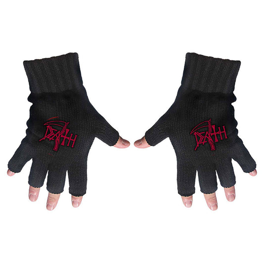 Death Unisex Fingerless Gloves: Logo Vingerloze handschoenen