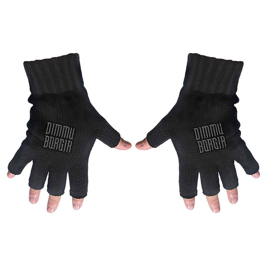 Dimmu Borgir Unisex Fingerless Gloves: Logo Vingerloze handschoenen