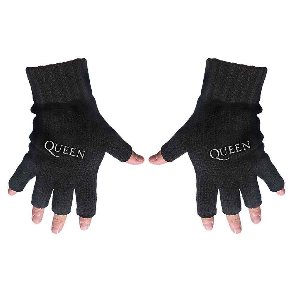 Queen Unisex Fingerless Gloves: Logo Vingerloze handschoenen