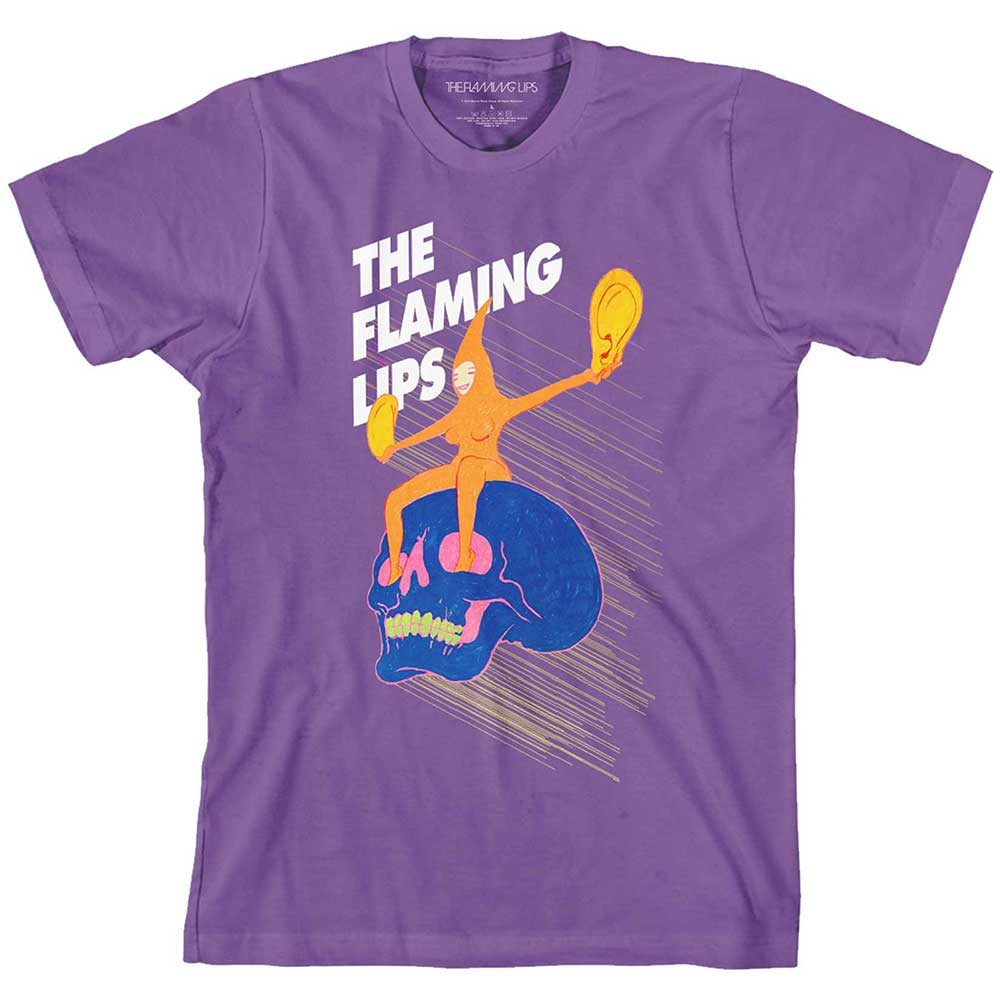 The Flaming Lips Unisex T-Shirt: Skull Rider T-Shirt