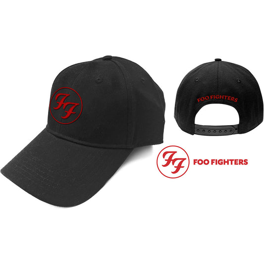 Foo Fighters Unisex Baseball Cap: Red Circle Logo Baseballpet