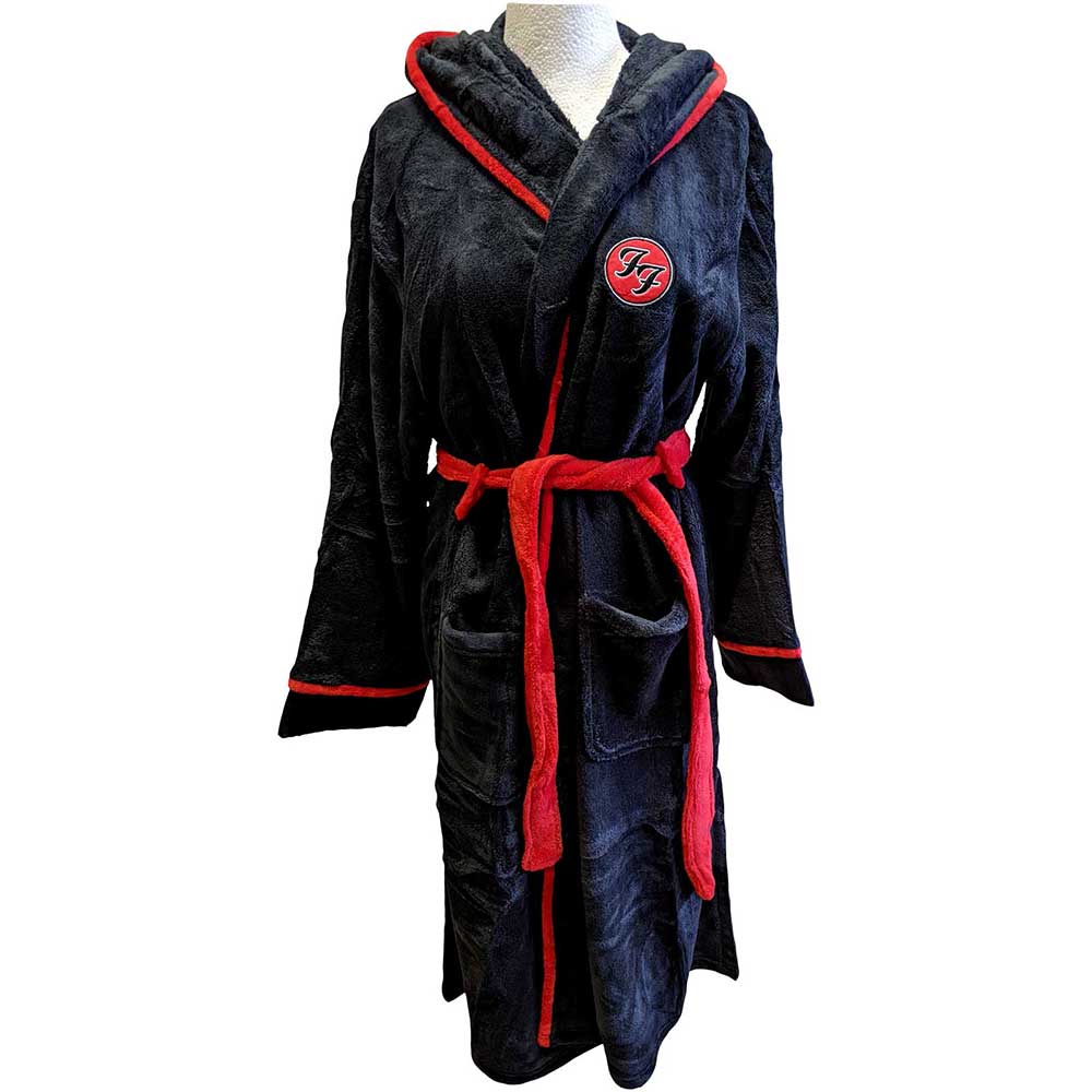 Foo Fighters Unisex Bathrobe: FF Logo  (Small - Medium) Bathrobe