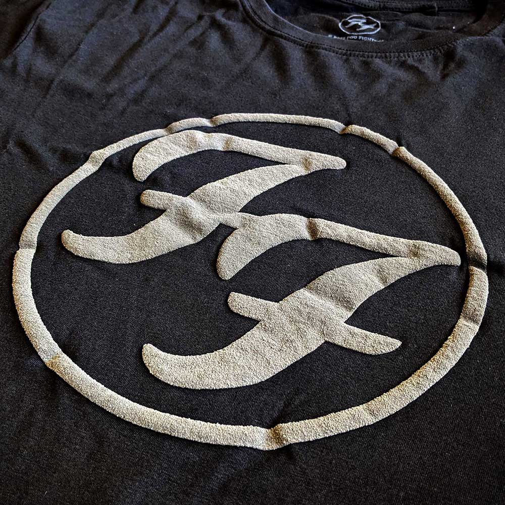 Foo Fighters Unisex Hi-Build T-Shirt: FF Logo Hi-Build T-Shirt