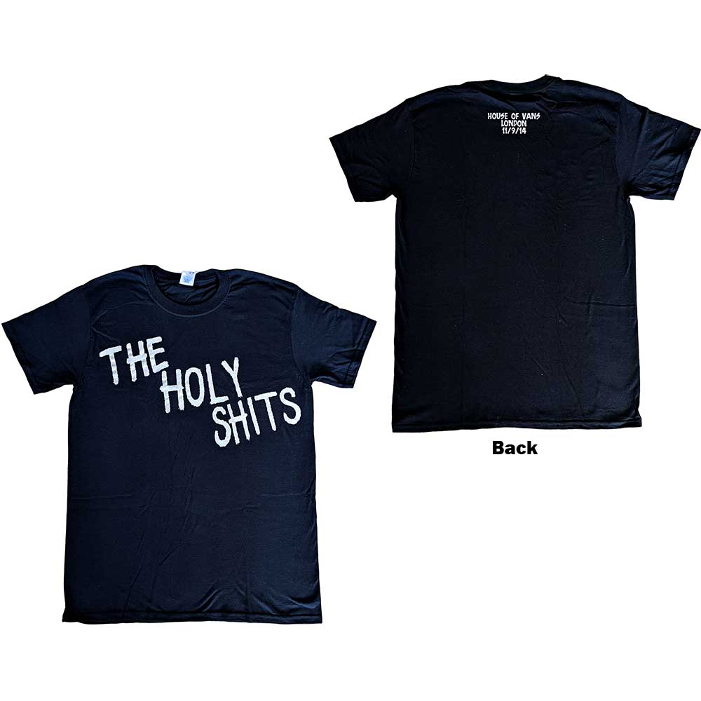 Foo Fighters Unisex T-Shirt: The Holy Shits London 2014 (Back Print) (Ex-Tour) T-Shirt