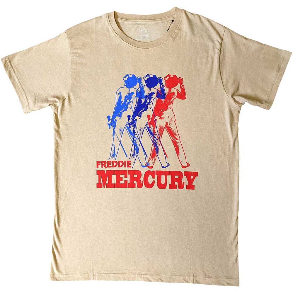 Freddie Mercury Unisex T-Shirt: Multicolour Photo T-Shirt