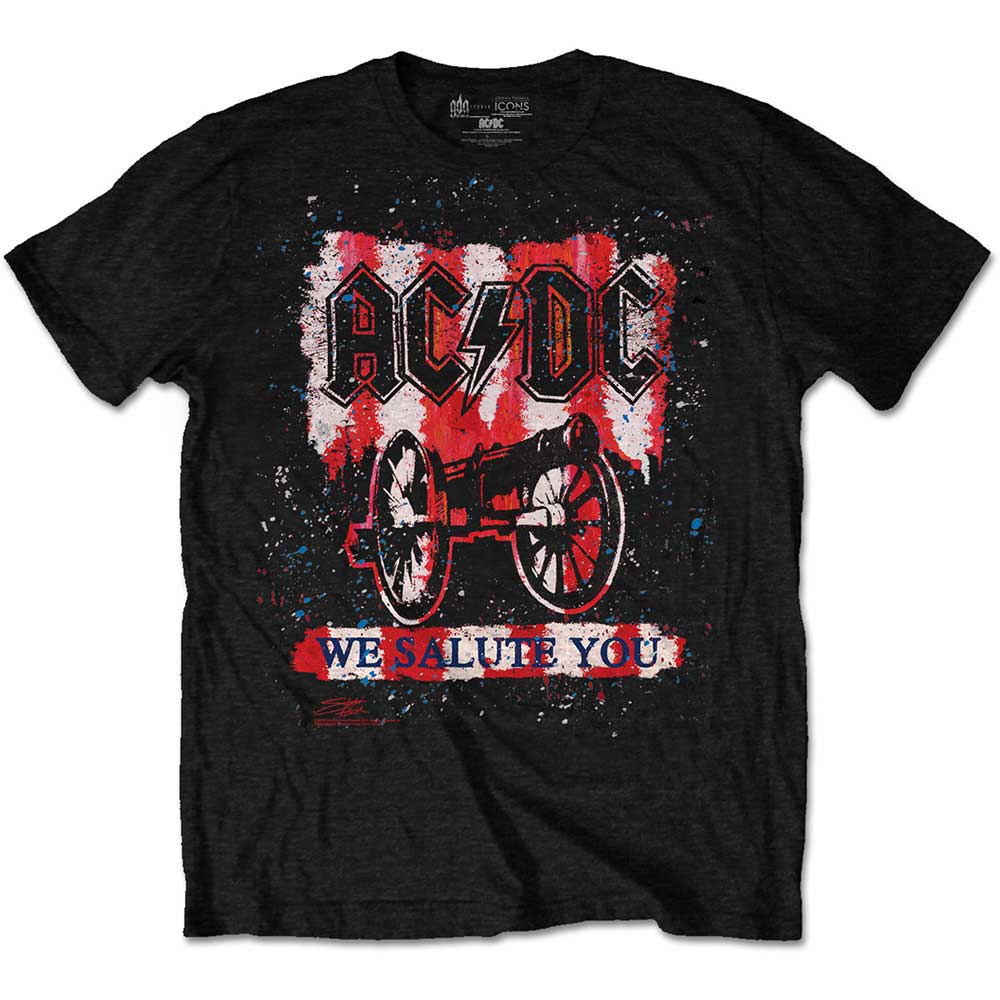 AC/DC Unisex T-Shirt: We Salute You Bold T-Shirt