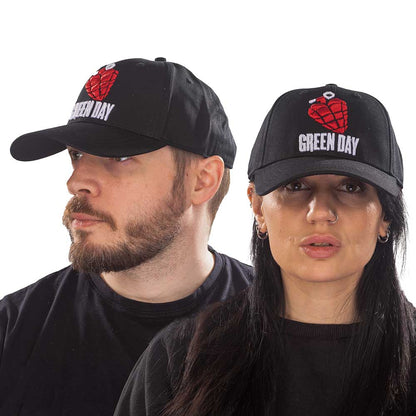 Green Day Unisex Baseball Cap: Grenade Logo Baseballpet