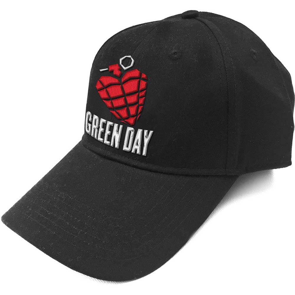 Green Day Unisex Baseball Cap: Grenade Logo Baseballpet