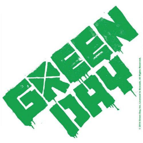 Green Day Single Cork Coaster: Logo Onderzetter