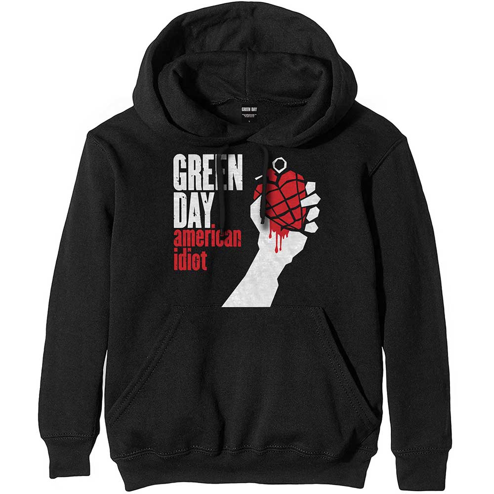 Green Day Unisex Pullover Hoodie: American Idiot Trui met capuchon