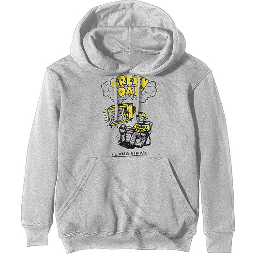 Green Day Unisex Pullover Hoodie: Longview Doodle Trui met capuchon