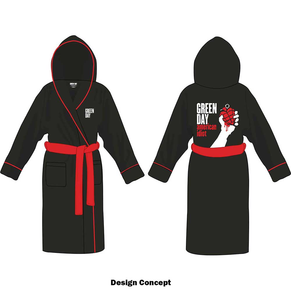 Green Day Unisex Bathrobe: American Idiot (Small - Medium) Bathrobe