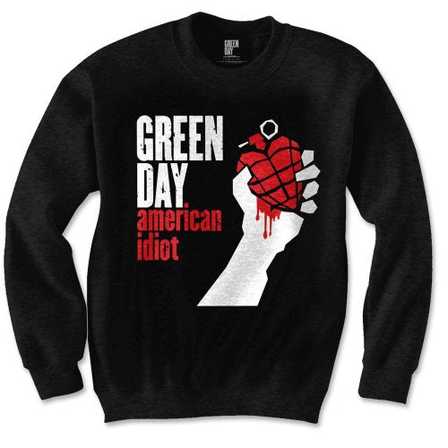 Green Day Unisex Sweatshirt: American Idiot Sweatshirt