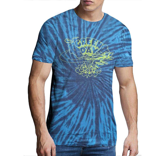 Green Day Unisex T-Shirt: Dookie Line Art (Wash Collection) T-Shirt