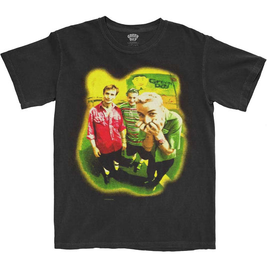 Green Day Unisex T-Shirt: Neon Photo T-Shirt