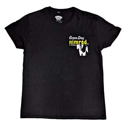 Green Day Unisex T-Shirt: Nimrod Breast Print (Back Print) T-Shirt