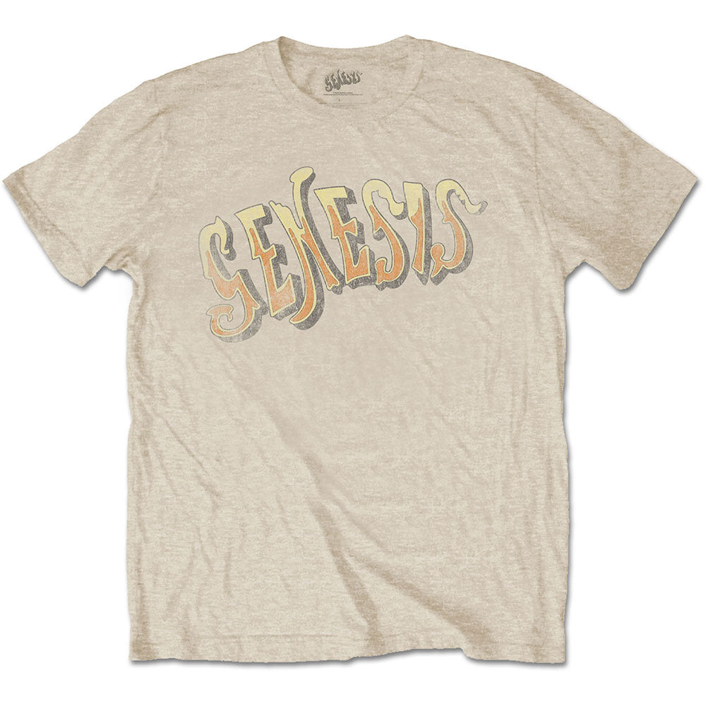 Genesis Unisex T-Shirt: Vintage Logo - Golden T-Shirt