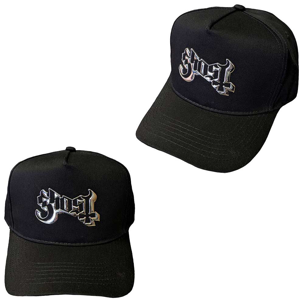 Ghost Unisex Baseball Cap: Logo (Sonic Silver) Baseballpet