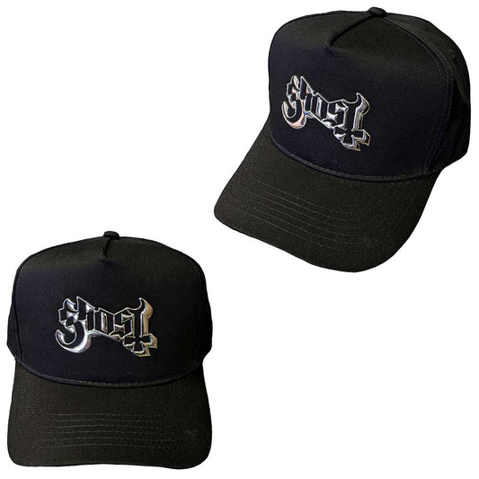 Ghost Unisex Baseball Cap: Logo (Sonic Silver) Baseballpet