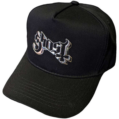 Ghost Unisex Baseball Cap: Logo (Sonic Silver) Baseballpet