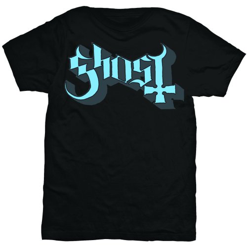 Ghost Unisex T-Shirt: Blue/Grey Keyline Logo T-Shirt