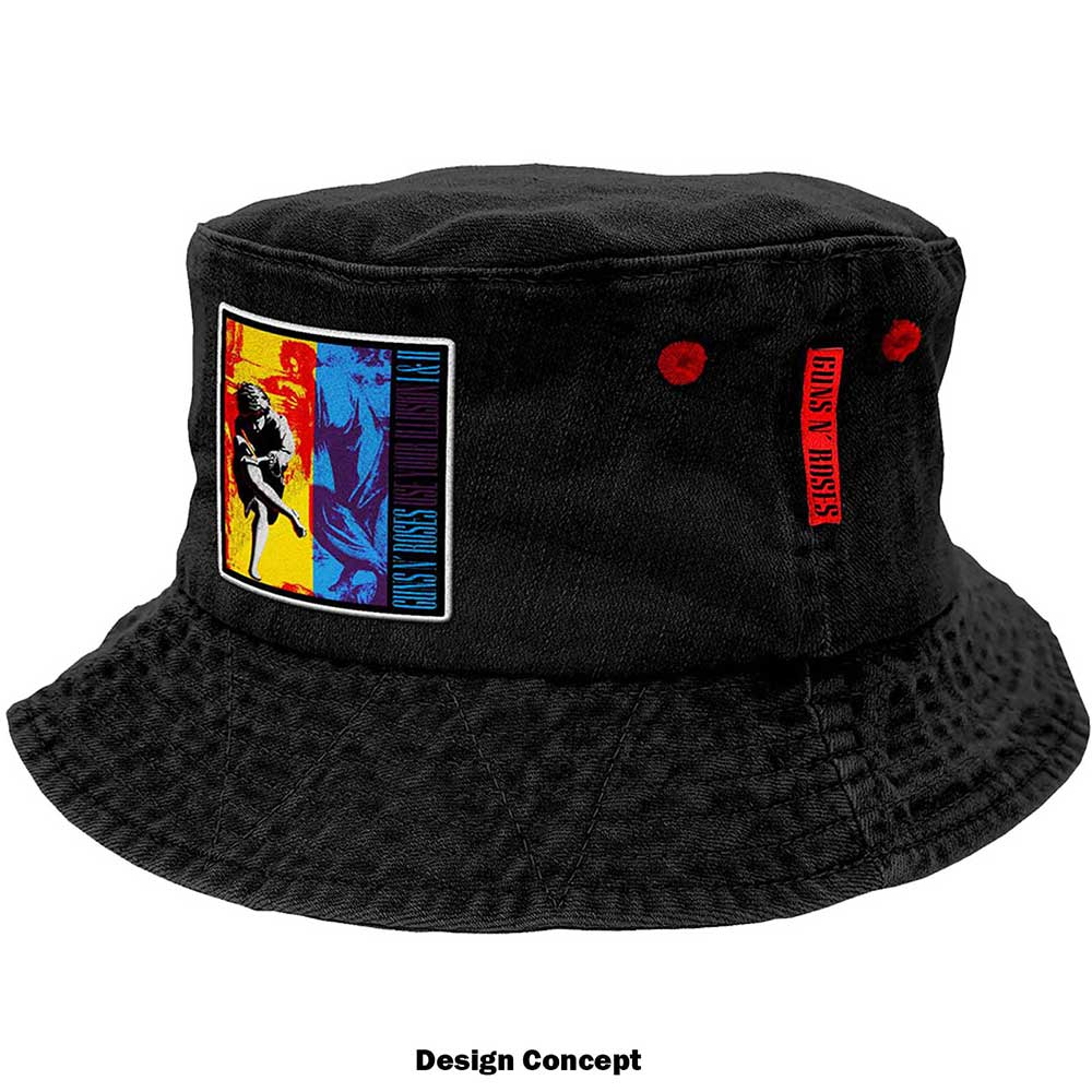 Guns N' Roses Unisex Bucket Hat: Use Your Illusion (Small/Medium) Emmerhoed