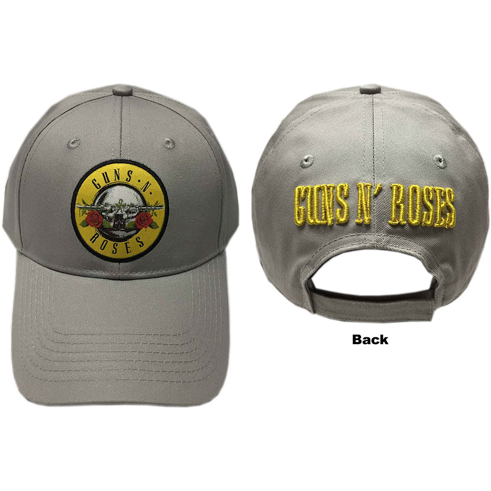 Guns N' Roses Unisex Baseball Cap: Circle Logo (Grey) Baseballpet