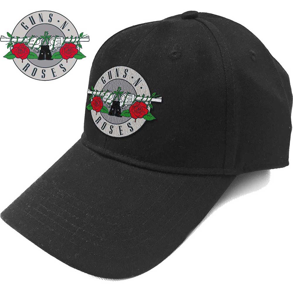 Guns N' Roses Unisex Baseball Cap: Silver Circle Logo Baseballpet