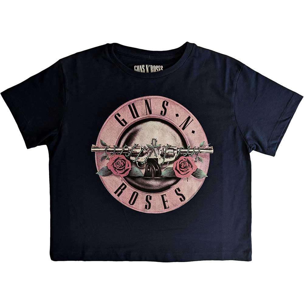 Guns N' Roses Ladies Crop Top: Classic Logo Crop Top