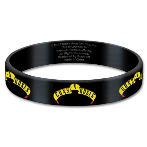 Guns N' Roses Gummy Wristband: Logo Polsband