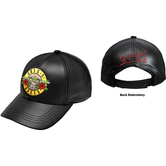 Guns N' Roses Unisex Baseball Cap: GnFnRs (Faux Leather) Baseballpet