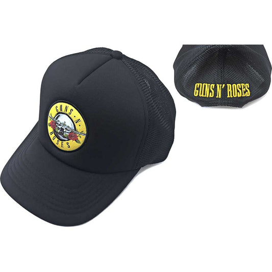 Guns N' Roses Unisex Mesh Back Cap: Circle Logo Mesh Back Cap