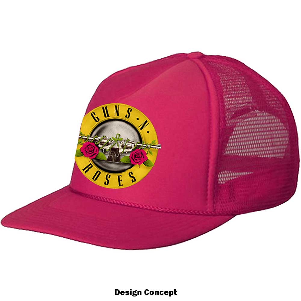 Guns N' Roses Unisex Mesh Back Cap: Classic Logo Mesh Back Cap