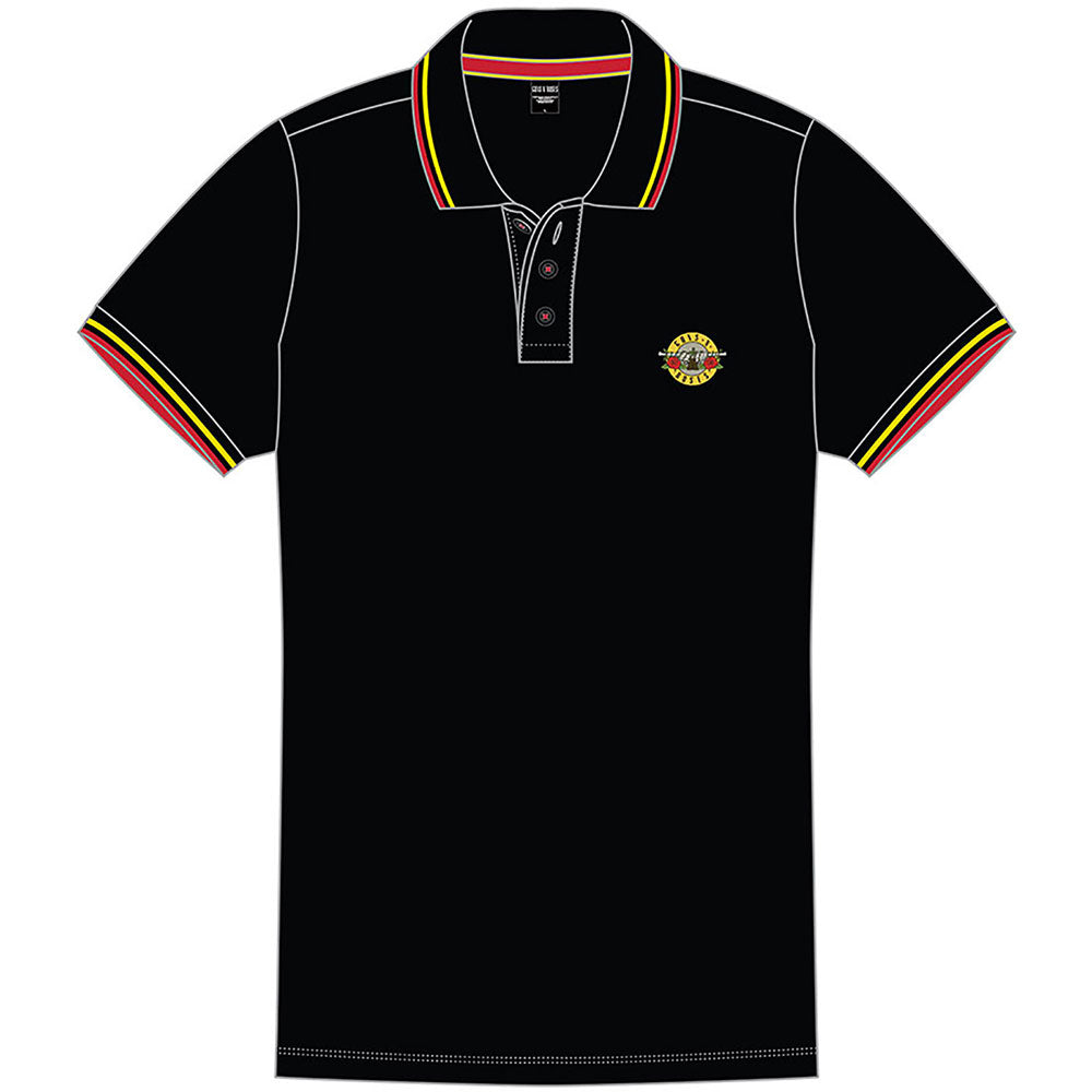 Guns N' Roses Unisex Polo Shirt: Classic Logo Polo Shirt