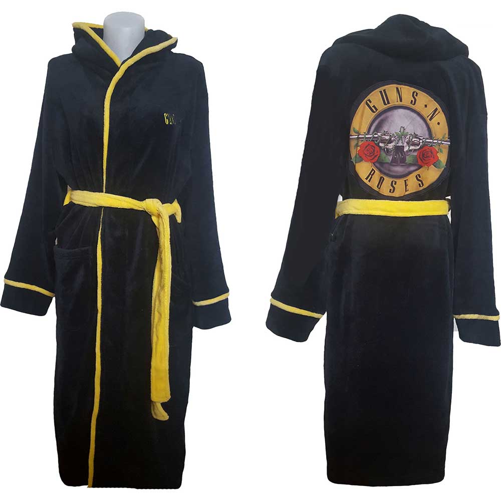 Guns N' Roses Unisex Bathrobe: Classic Logo (Small - Medium) Bathrobe