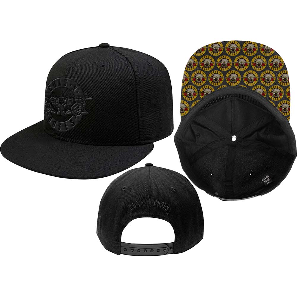 Guns N' Roses Unisex Snapback Cap: Circle Logo Snapback-pet