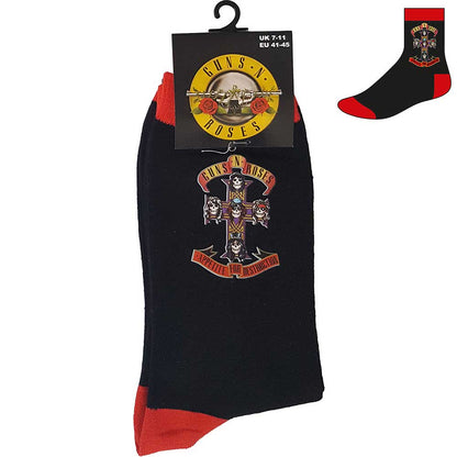 Guns N' Roses Unisex Ankle Socks: Appetite Cross (UK Size 7 - 11) Enkelsokken