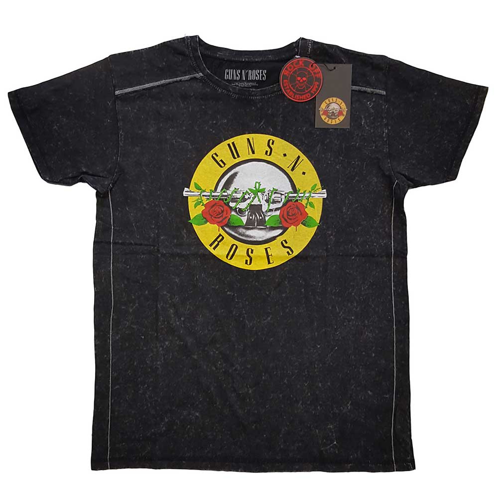 Guns N' Roses Unisex T-Shirt: Classic Logo (Wash Collection) T-Shirt