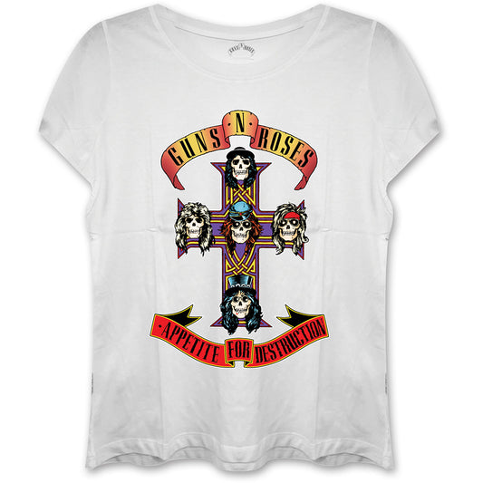 Guns N' Roses Ladies T-Shirt: Appetite (Skinny Fit) T-Shirt