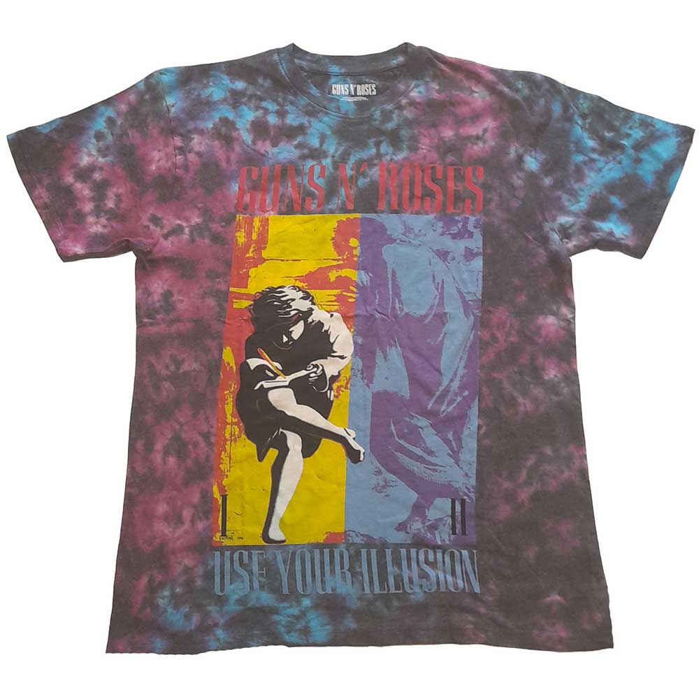 Guns N' Roses Unisex T-Shirt: Use Your Illusion (Wash Collection) T-Shirt