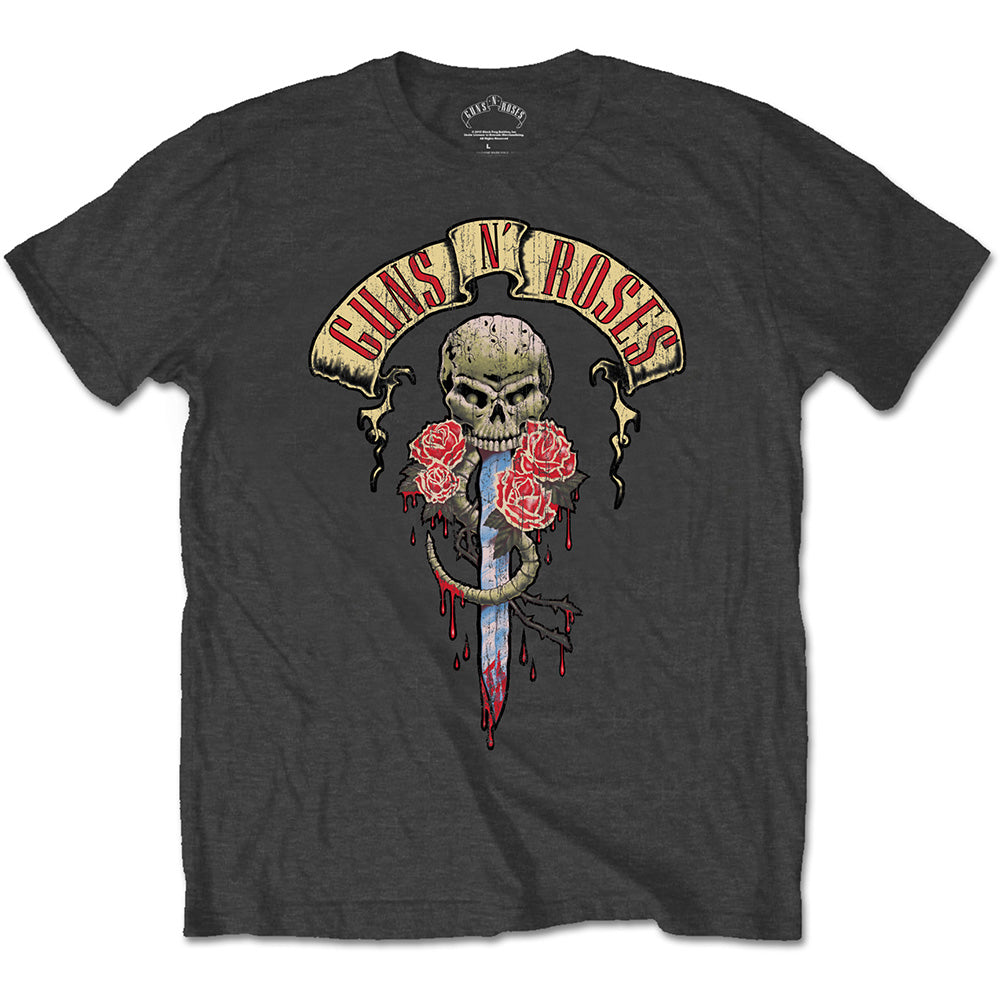 Guns N' Roses Unisex T-Shirt: Dripping Dagger T-Shirt