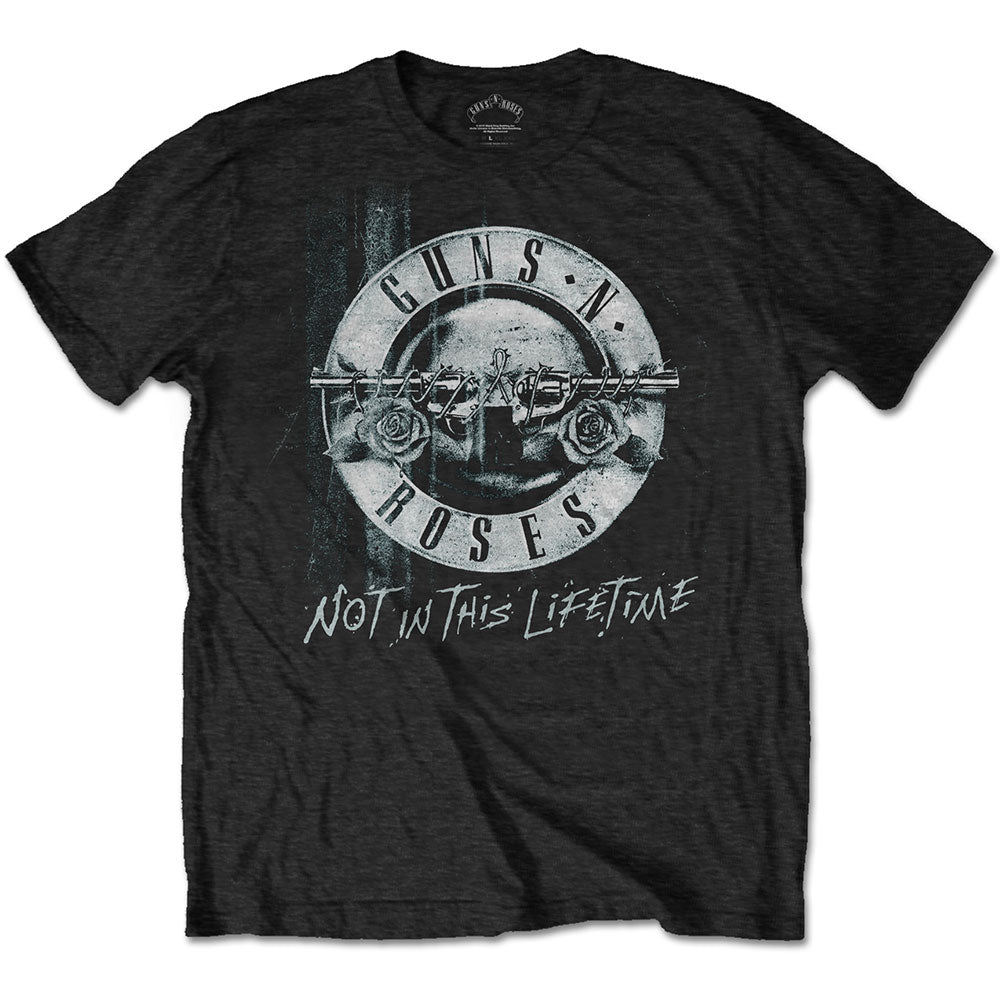 Guns N' Roses Unisex T-Shirt: Not in this Lifetime Tour Xerox (Back Print) T-Shirt