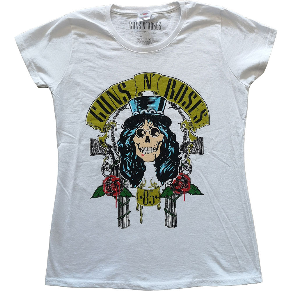 Guns N' Roses Ladies T-Shirt: Slash '85 T-Shirt