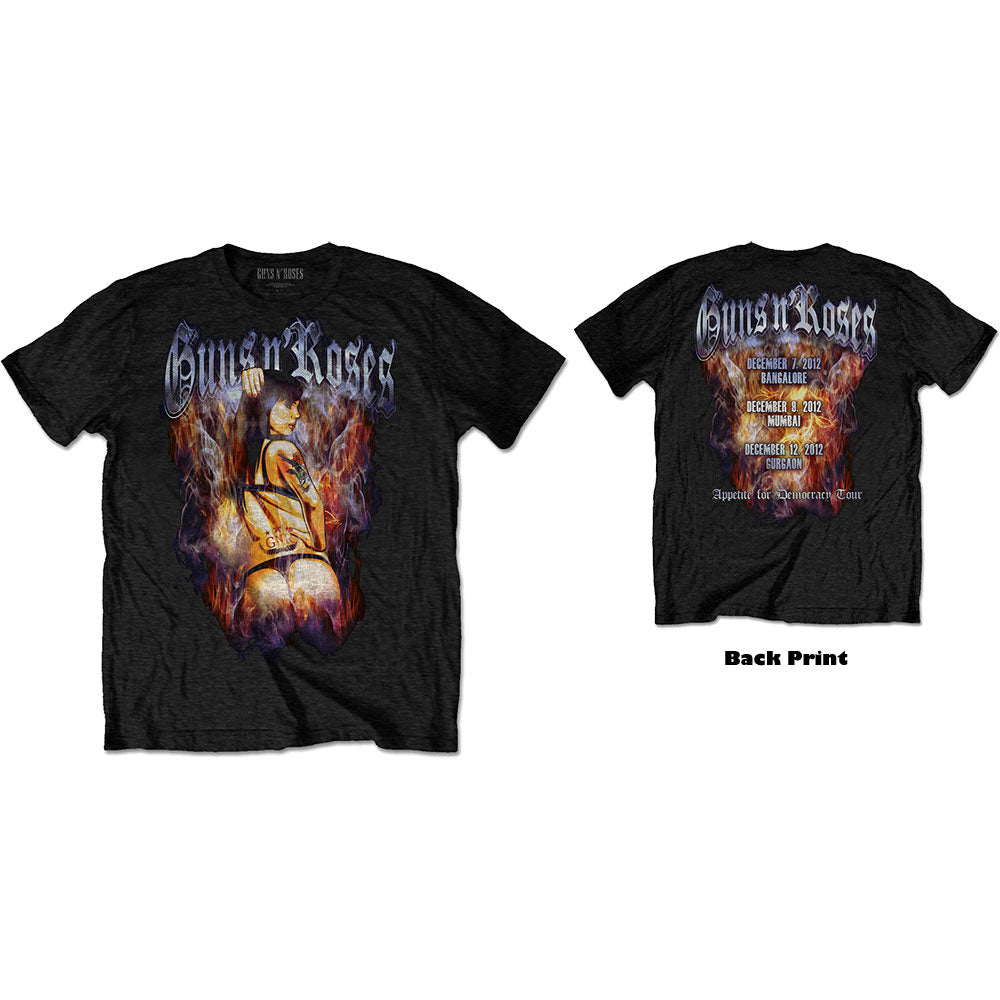 Guns N' Roses Unisex T-Shirt: Torso (Back Print) T-Shirt