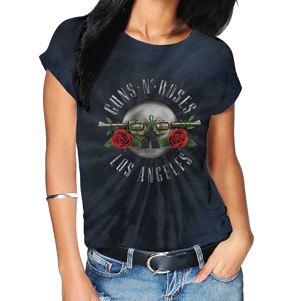 Guns N' Roses Unisex T-Shirt: Los Angeles (Wash Collection) T-Shirt