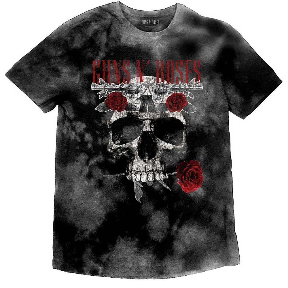 Guns N' Roses Kids T-Shirt: Flower Skull (Wash Collection) T-Shirt