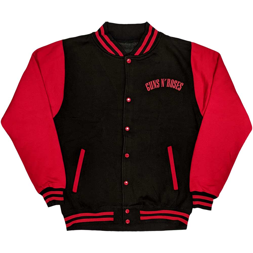 Guns N' Roses Unisex Varsity Jacket: Appetite For Destruction (Back Print) Varsity-jas